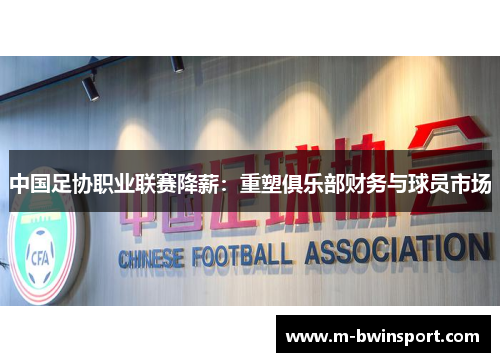 中国足协职业联赛降薪：重塑俱乐部财务与球员市场